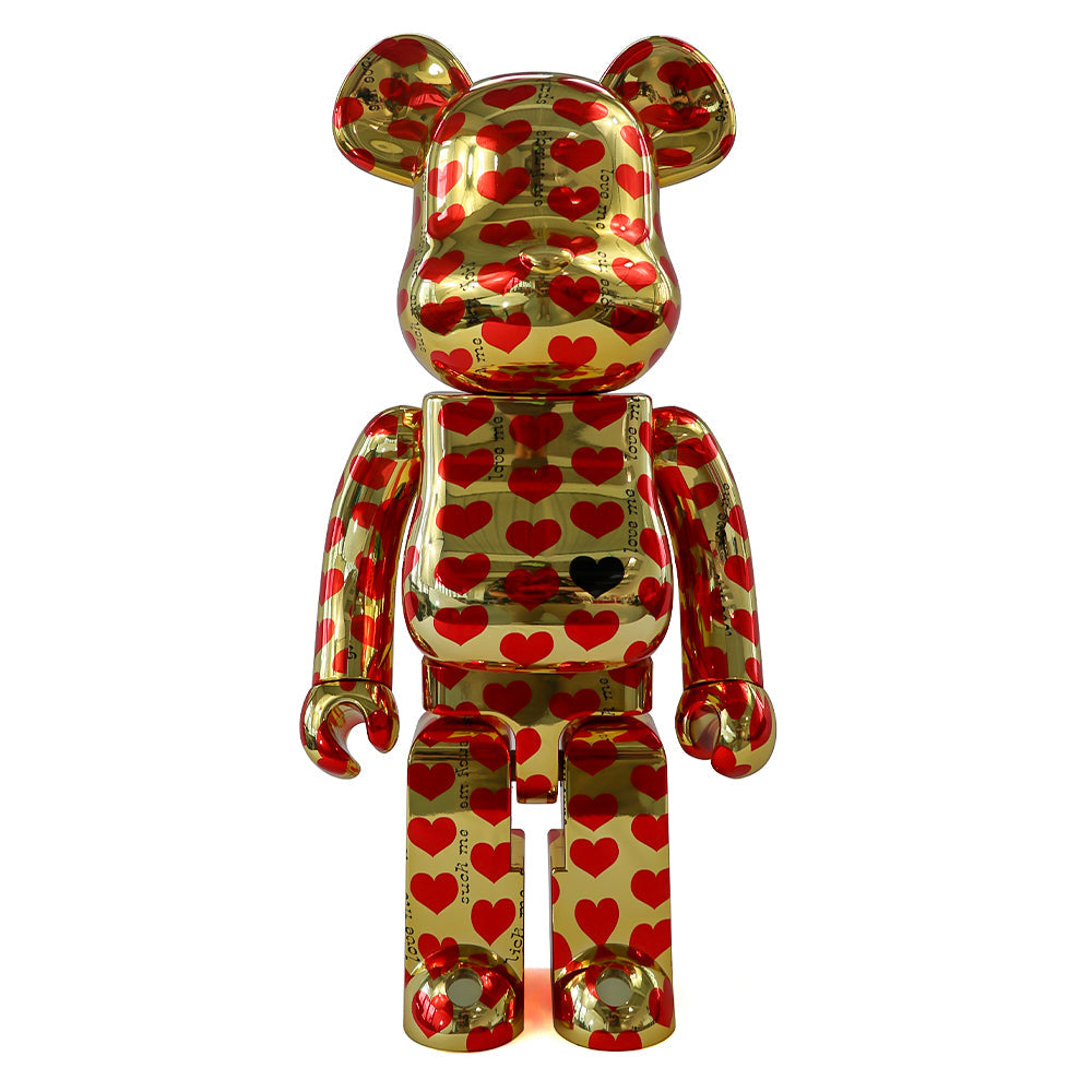 1000% Bearbrick Gold Heart