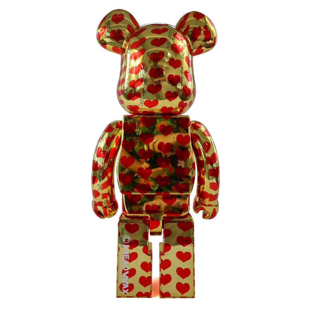 1000% Bearbrick Gold Heart