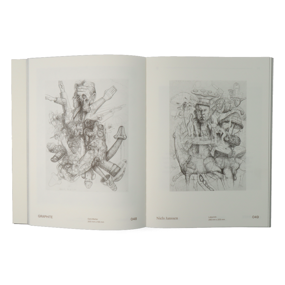 Graphite hand-drawn pencil sketches and drawings from around the world