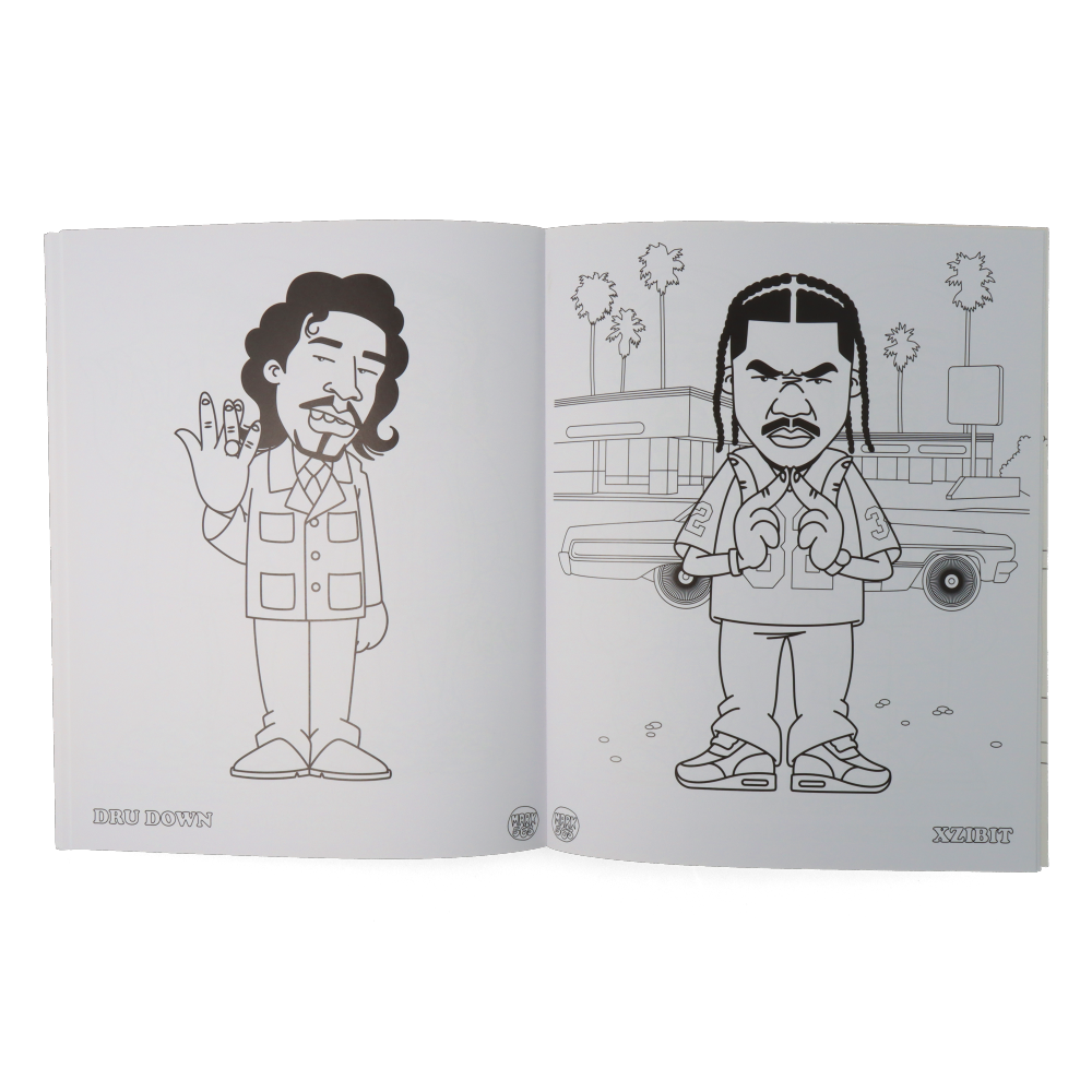 Hip Hop Coloring Book : West Coast Edition