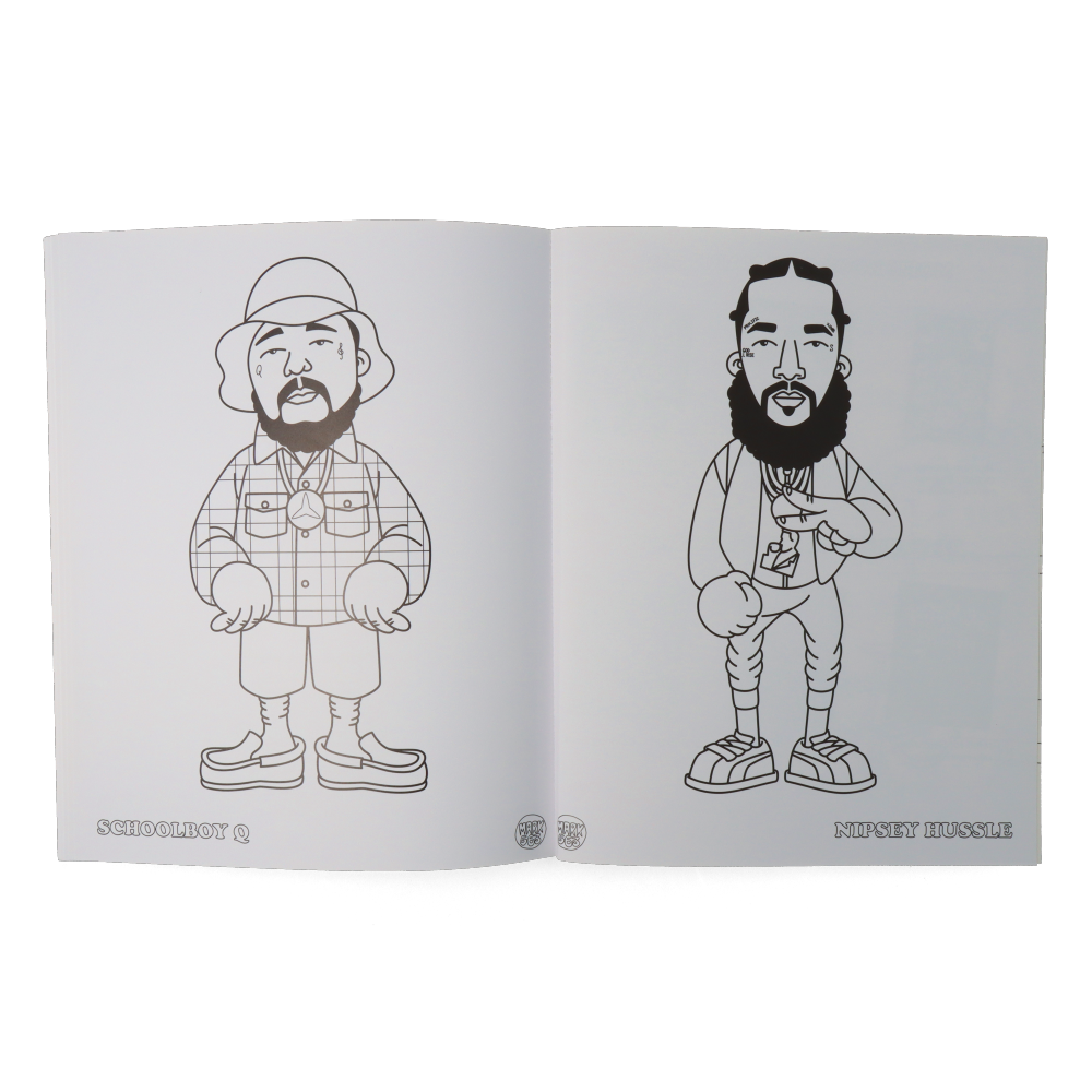 Hip Hop Coloring Book : West Coast Edition