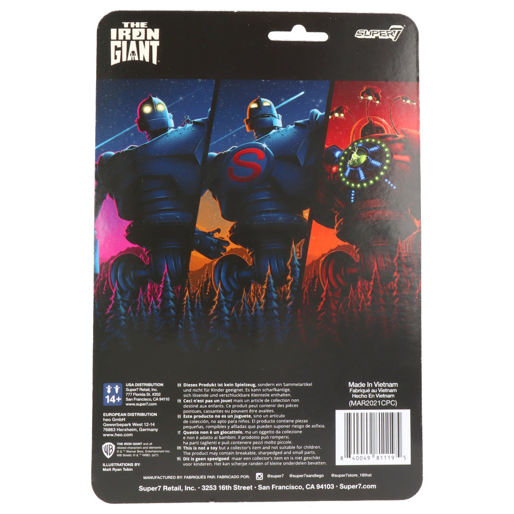 Attack Giant - The Iron Giant - ReAction figures