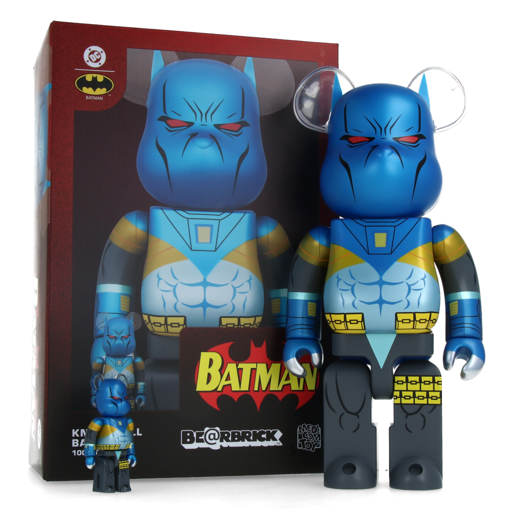 400% + 100% Bearbrick Knightfall Batman