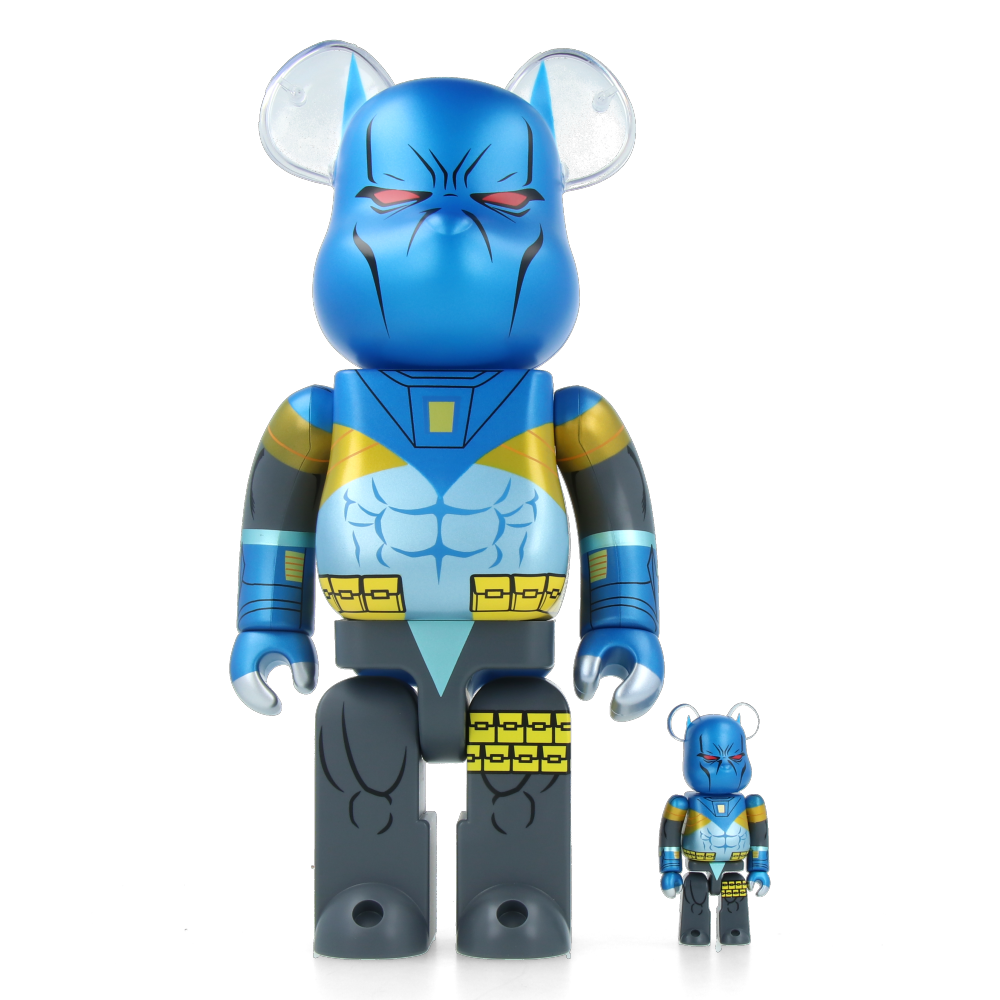400% + 100% Bearbrick Knightfall Batman