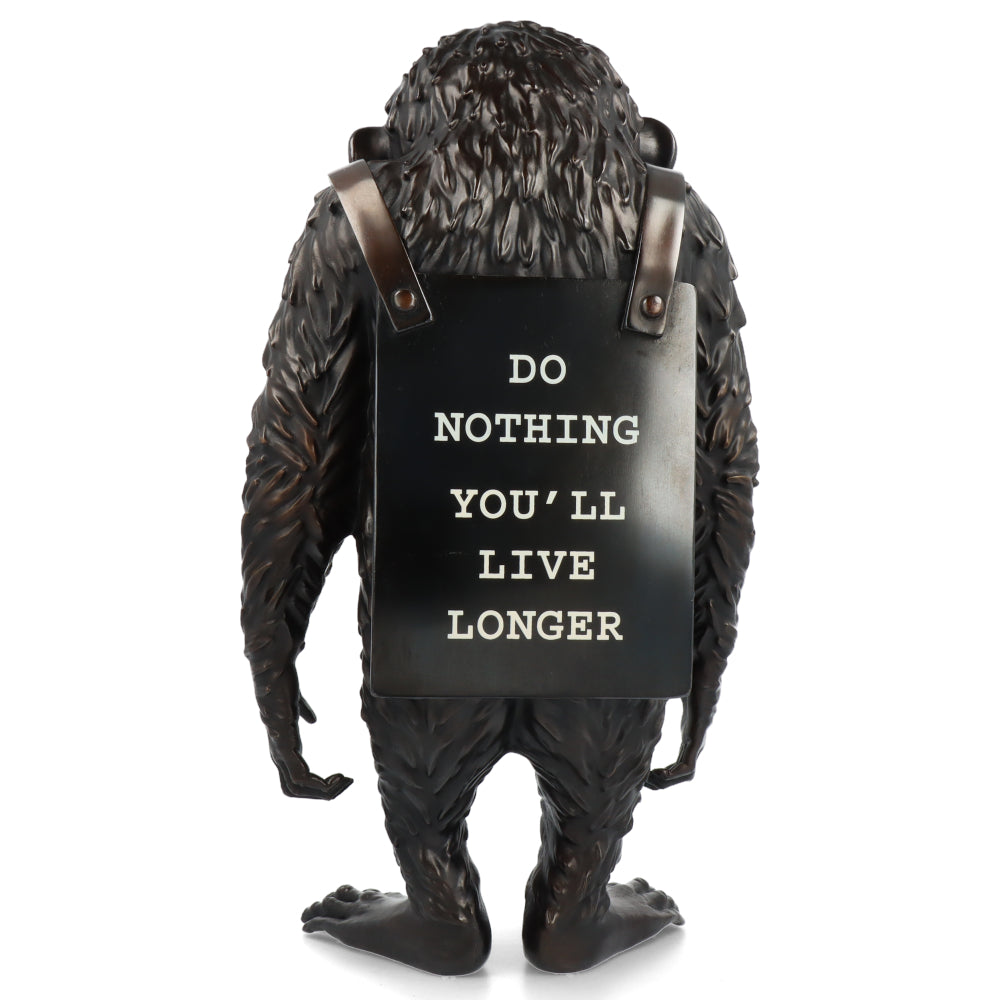 Monkey Sign Bronze Statue 2 - Banksy X Medicom Toy