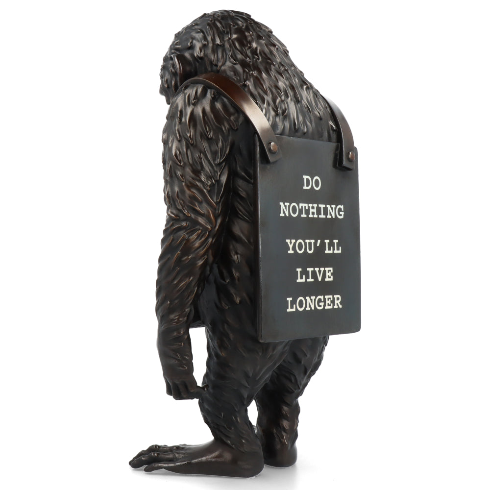 Monkey Sign Bronze Statue 2 - Banksy X Medicom Toy