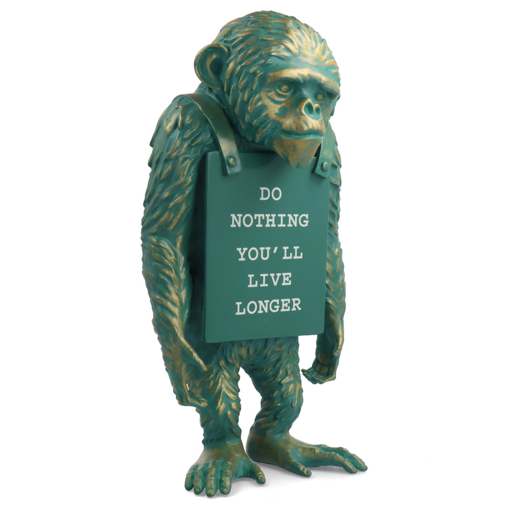 Monkey Sign Bronze Statue - Banksy X Medicom Toy