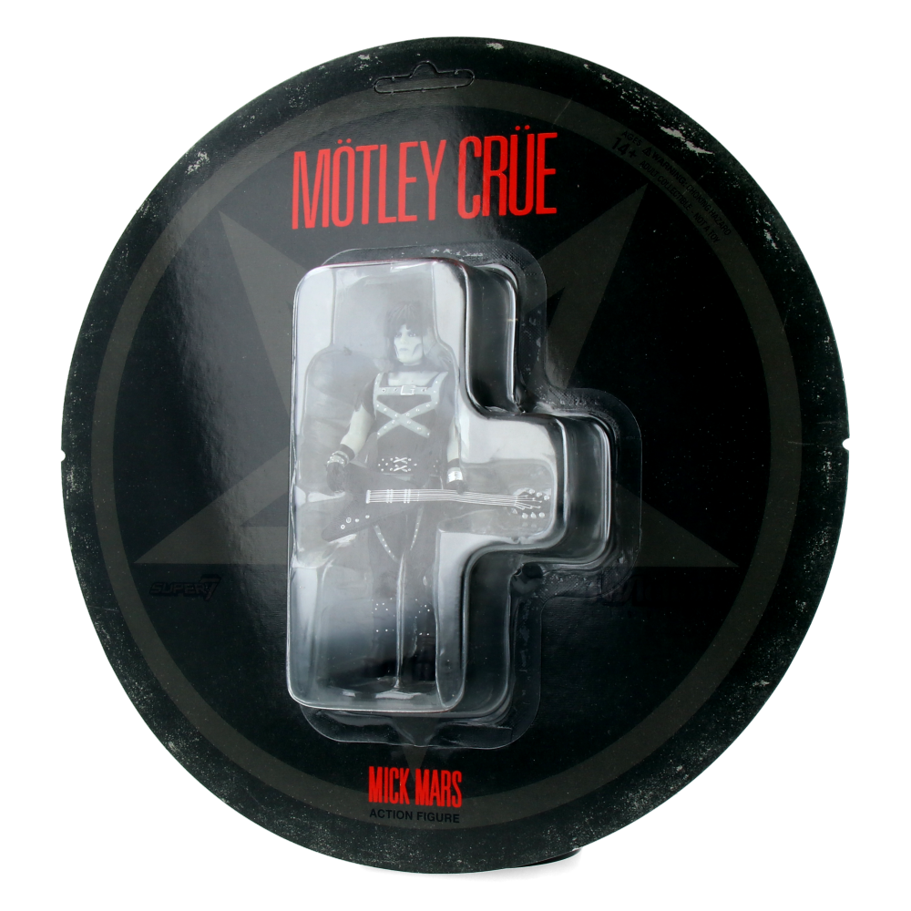 Mick Mars (Shout at the Devil - Black & White) - Motley Crue - ReAction Figures