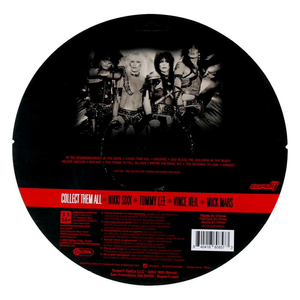 Mick Mars (Shout at the Devil - Black & White) - Motley Crue - ReAction Figures