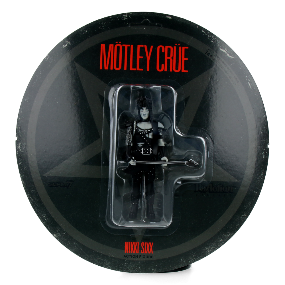 Nikki Sixx (Shout at the Devil - Black & White) - Motley Crue - ReAction Figures