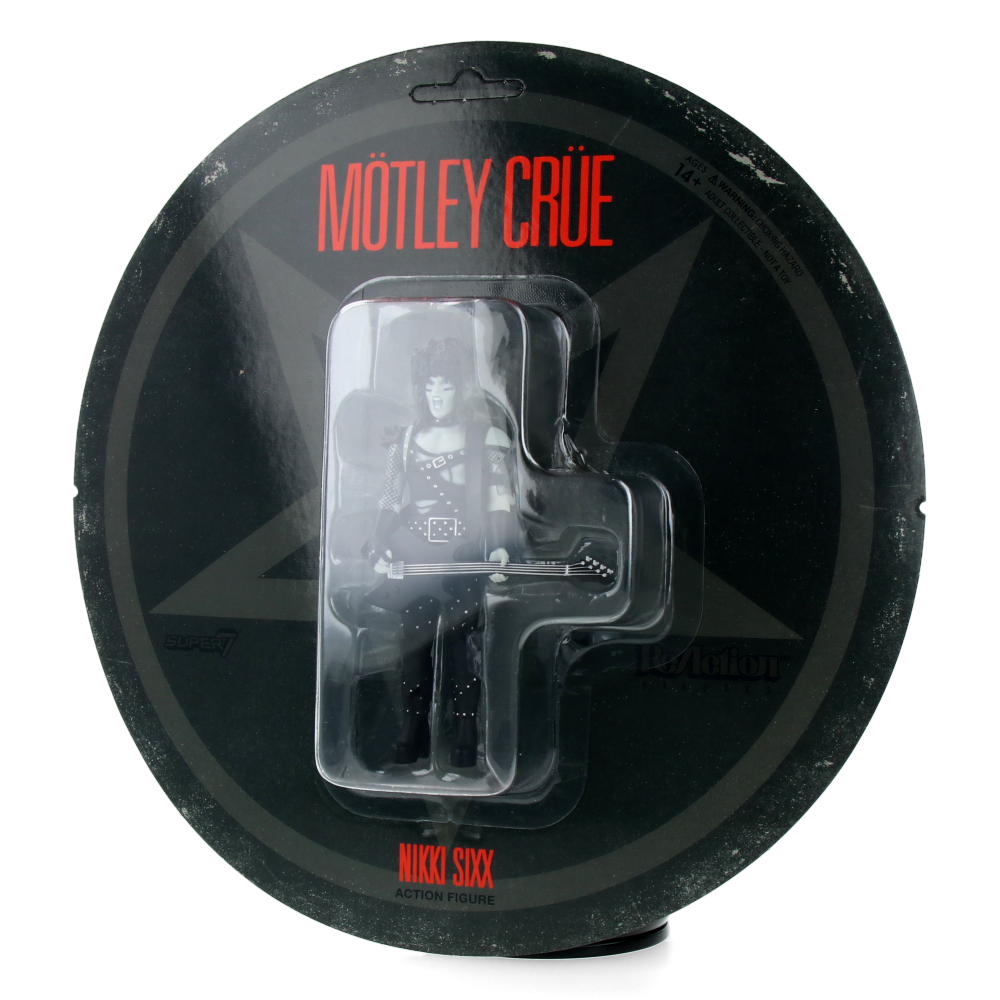 Nikki Sixx (Shout at the Devil - Black & White) - Motley Crue - ReAction Figures