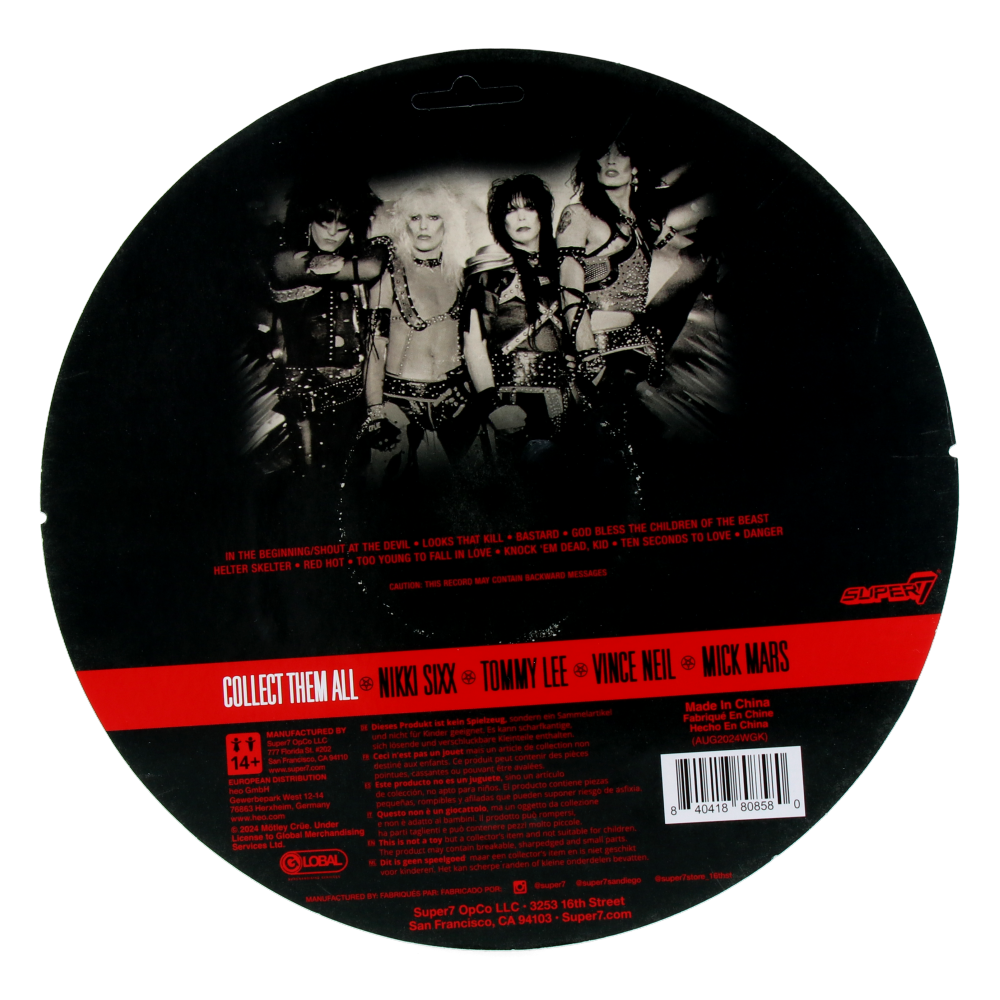 Nikki Sixx (Shout at the Devil - Black & White) - Motley Crue - ReAction Figures