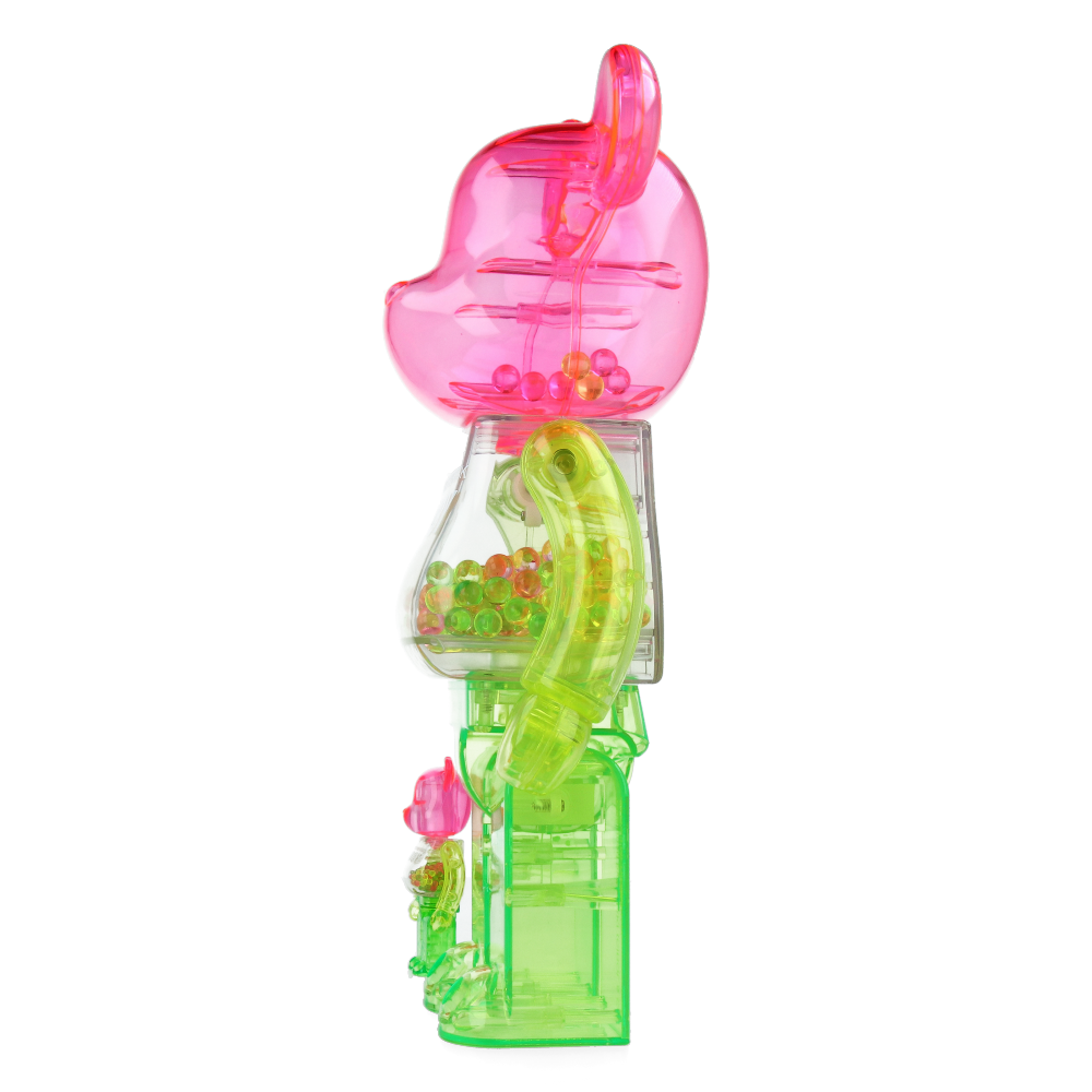400% + 100% Bearbrick My First Baby 1st Color Clear