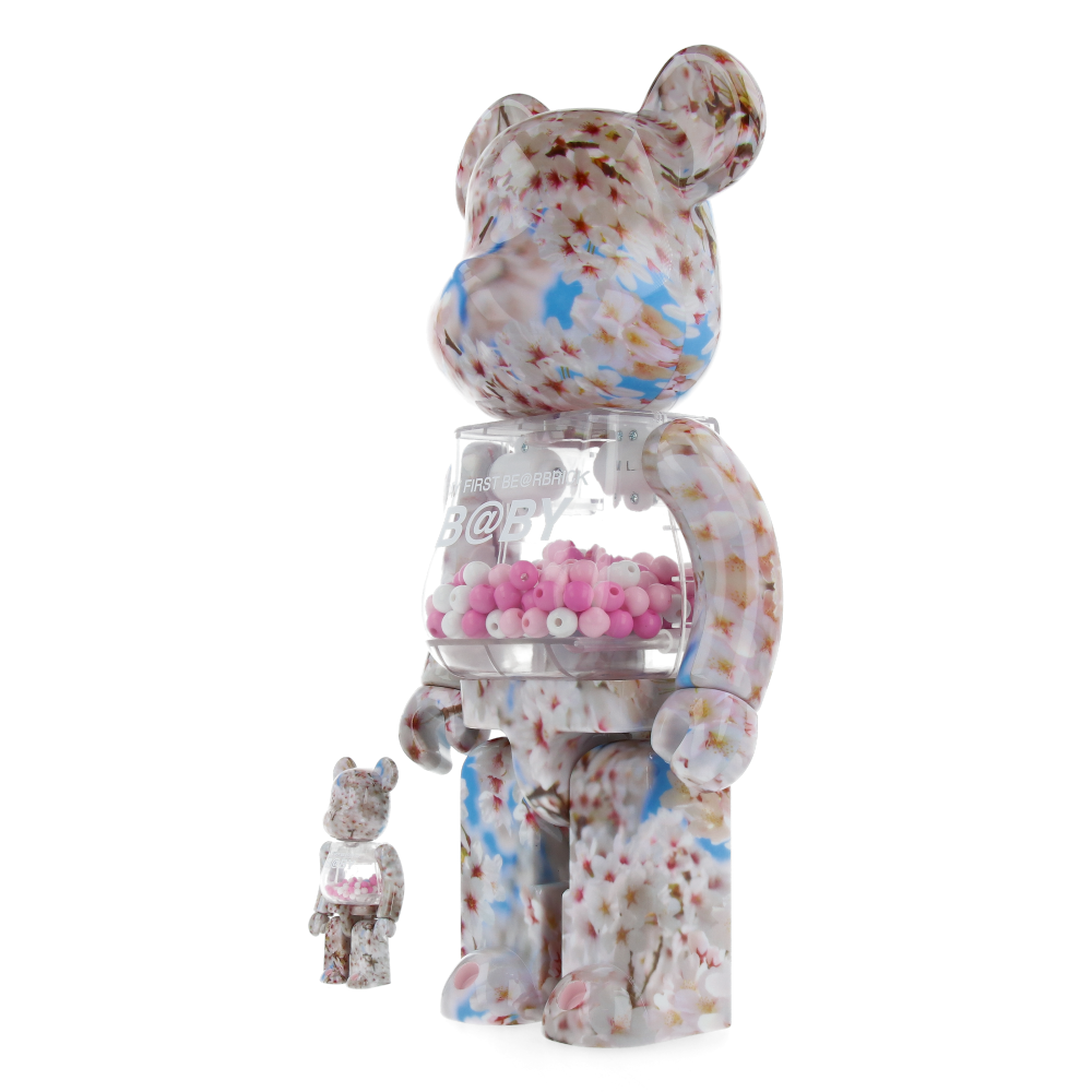400% + 100% Bearbrick My First Baby Sakura