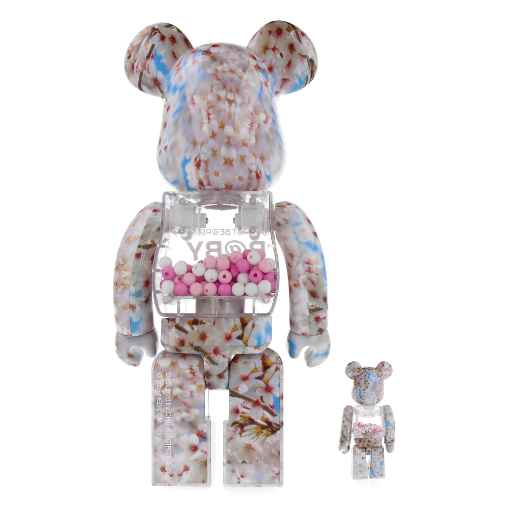 400% + 100% Bearbrick My First Baby Sakura