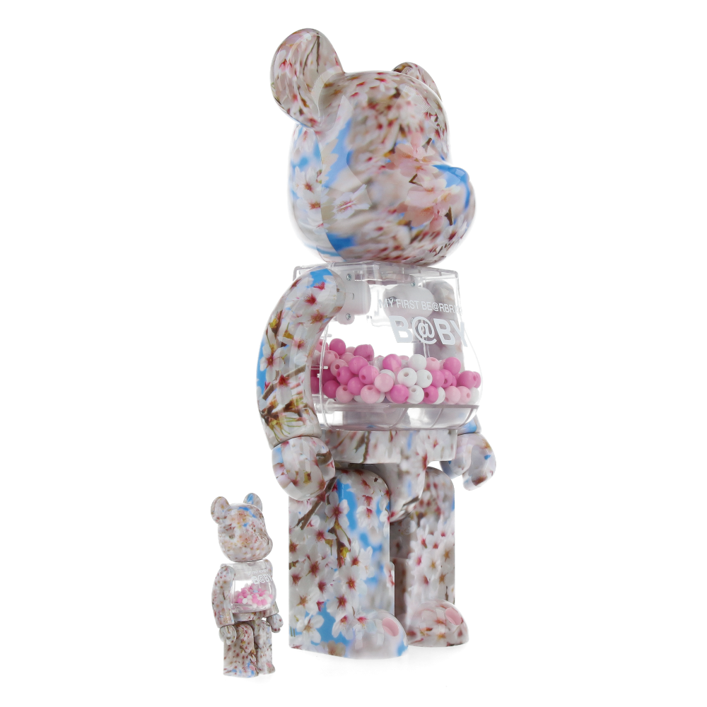 400% + 100% Bearbrick My First Baby Sakura