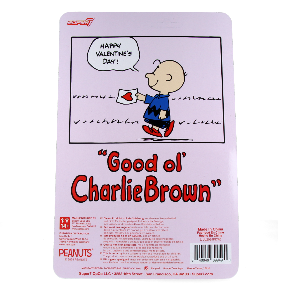 Charlie Brown Valentine Delivery (Peanuts)- ReAction figures