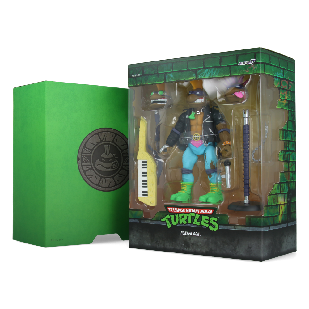 Punk Rock Donatello (Tortues Ninja - TMNT) - ULTIMATES! Wave 7