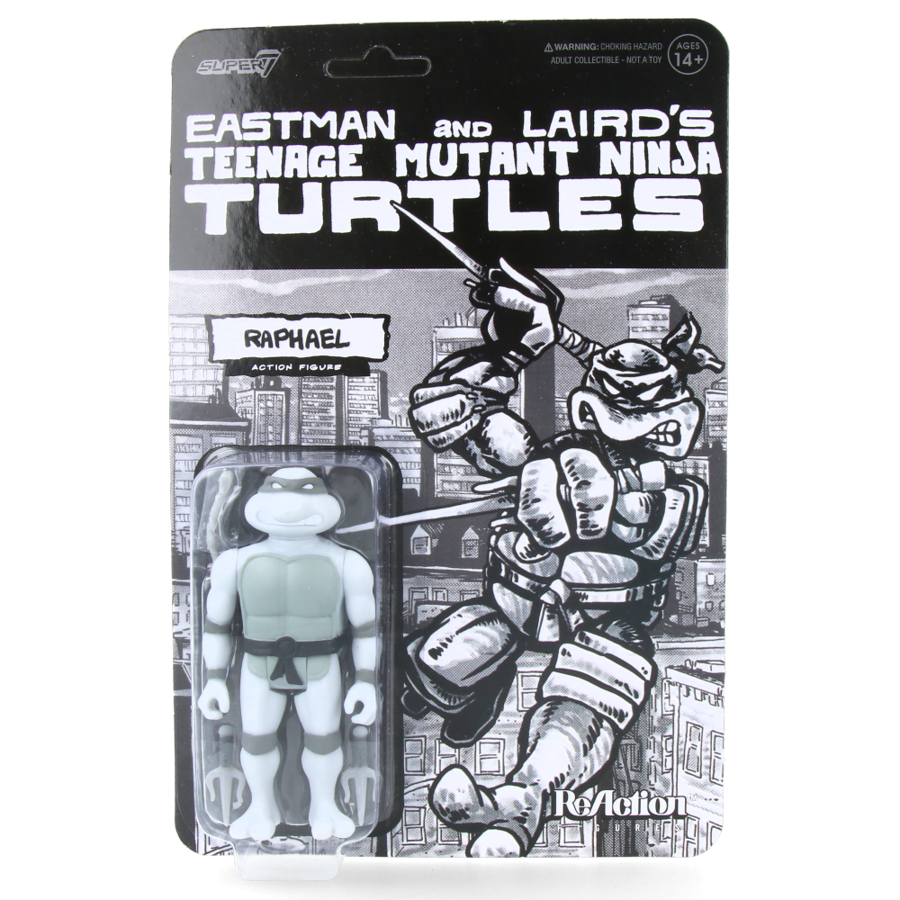 Raphael (Comic Greyscale) - Tortues Ninja - ReAction Figures Wave 9