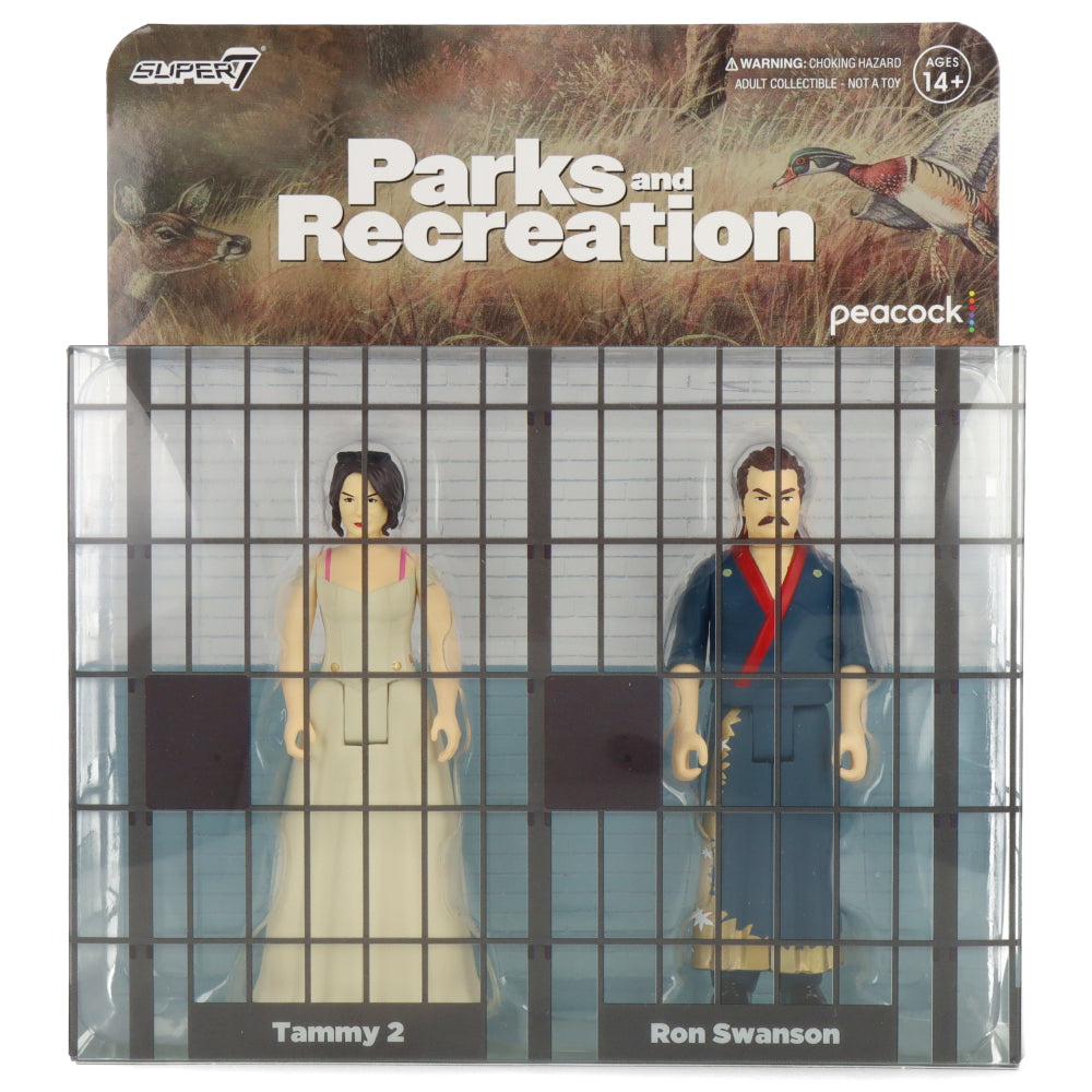 Parks and Recreation - Ron and Tammy 2 Wedding Night - ReAction figures