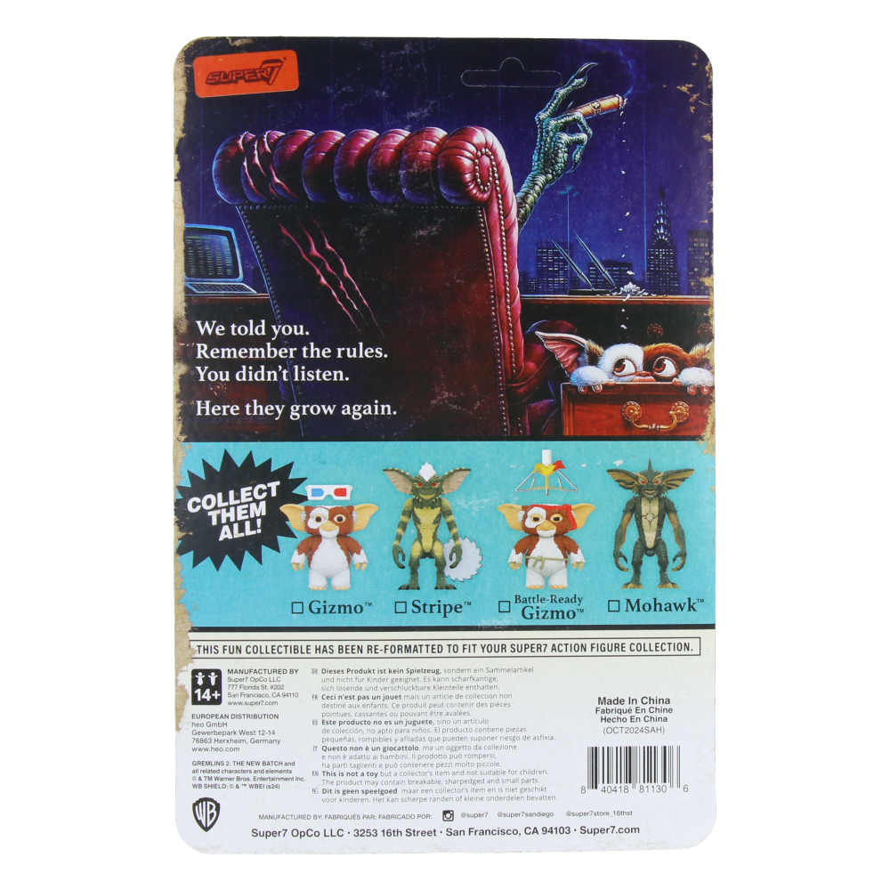 Gizmo (Battle Ready) - Gremlins ReAction Figures Wave 2
