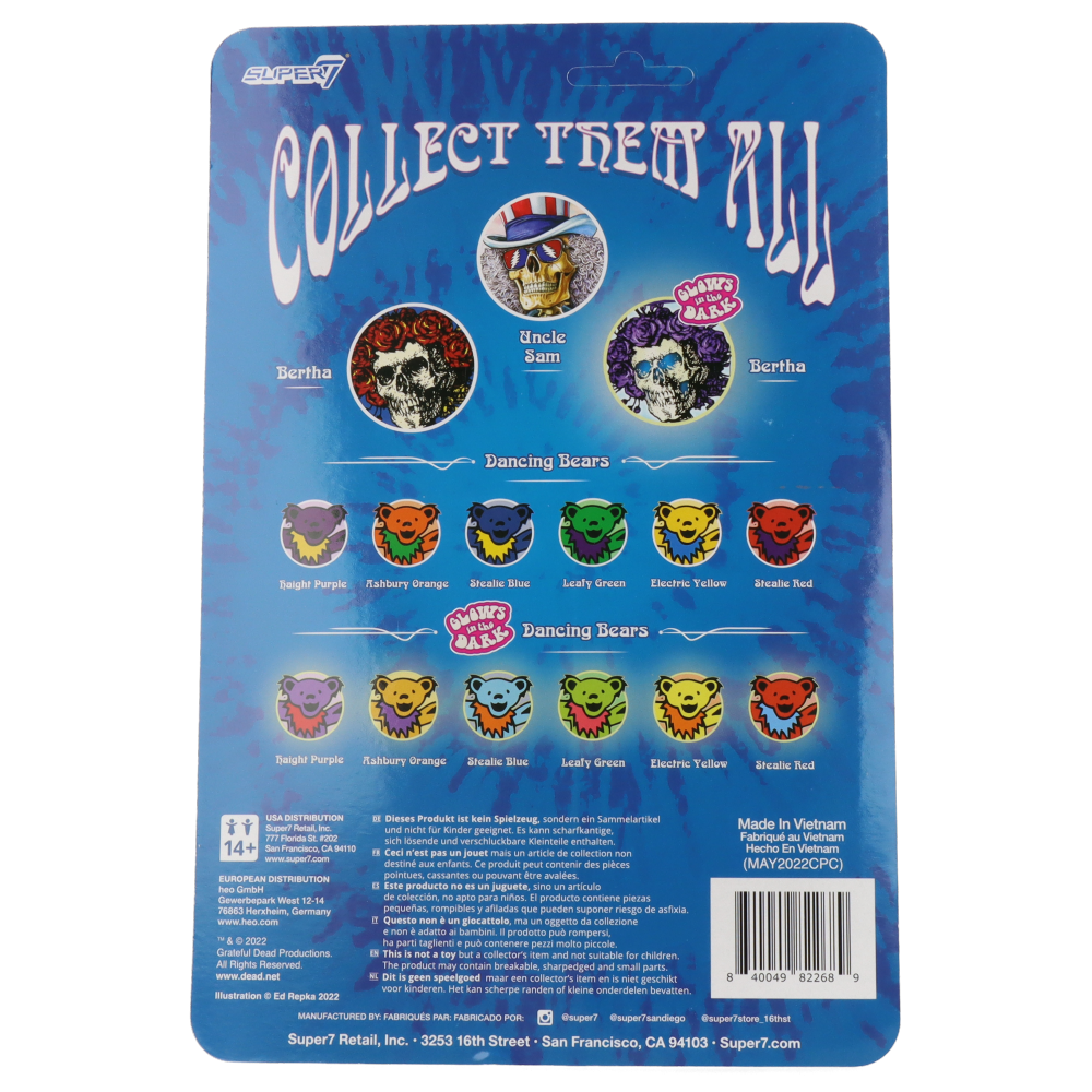 Grateful dead - Uncle Sam Skeleton - ReAction Figures