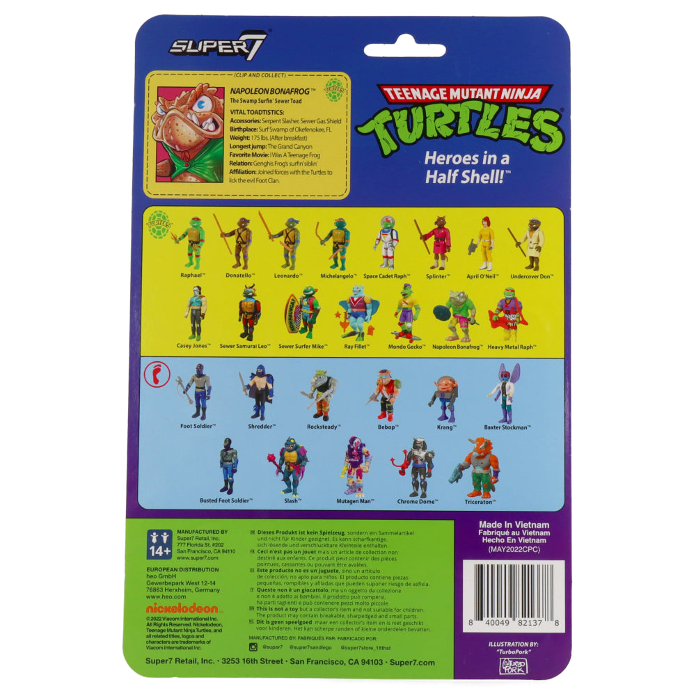 Napoleon Bonafrog (Tortues Ninja - TMNT) - ReAction figures