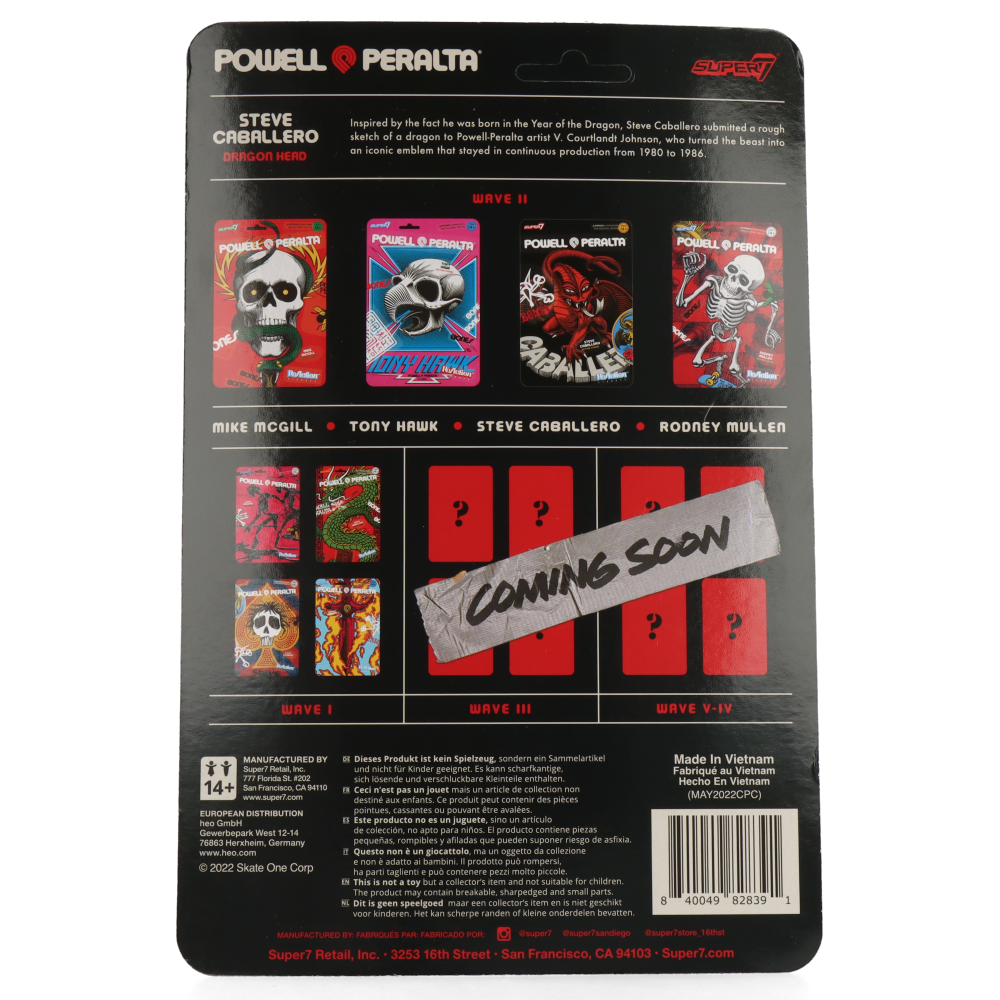 Powell-Peralta Reaction Figure Wave 2 - Steve Caballero Dragon