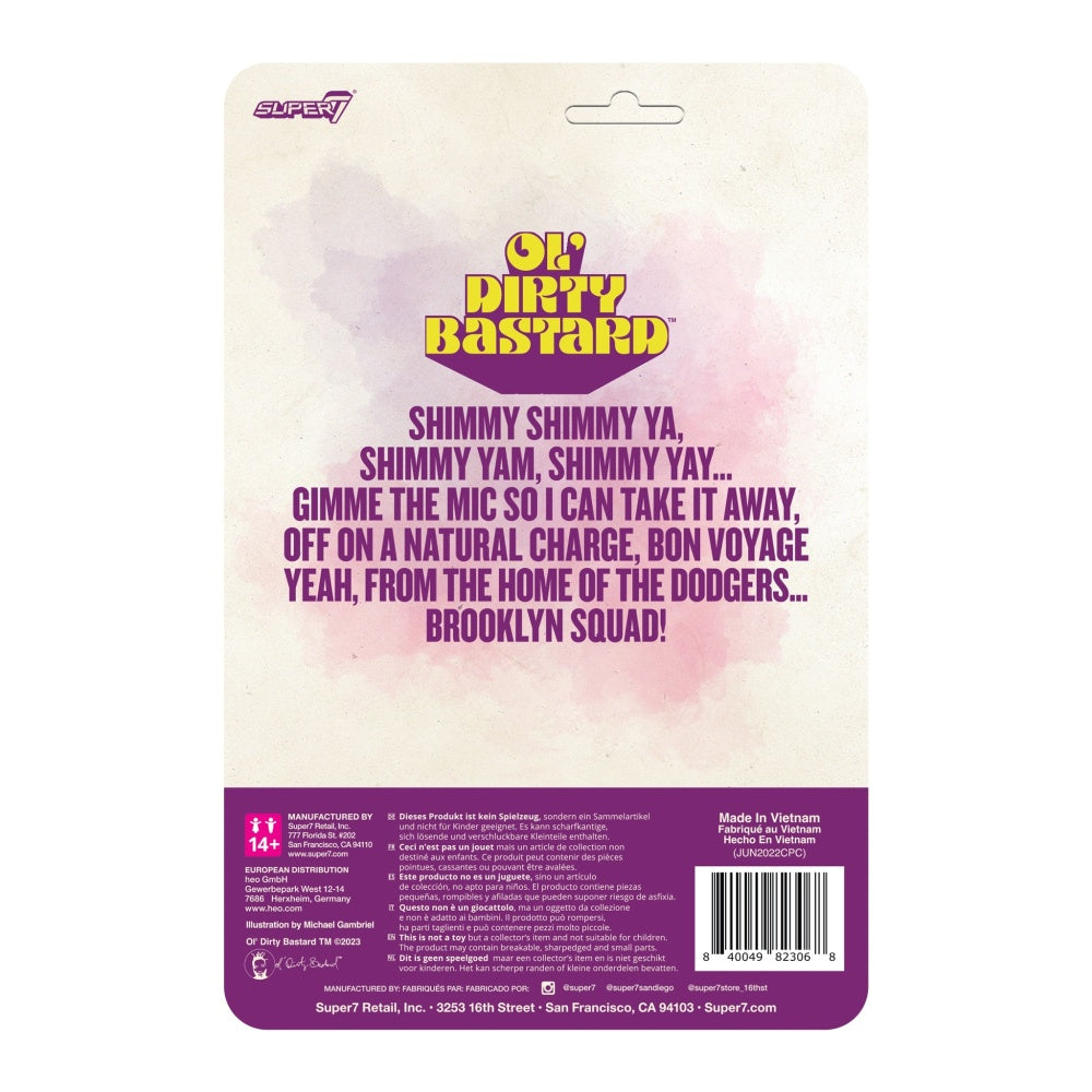 Ol' Dirty Bastard - Shimmy Shimmy Ya - ReAction Figures