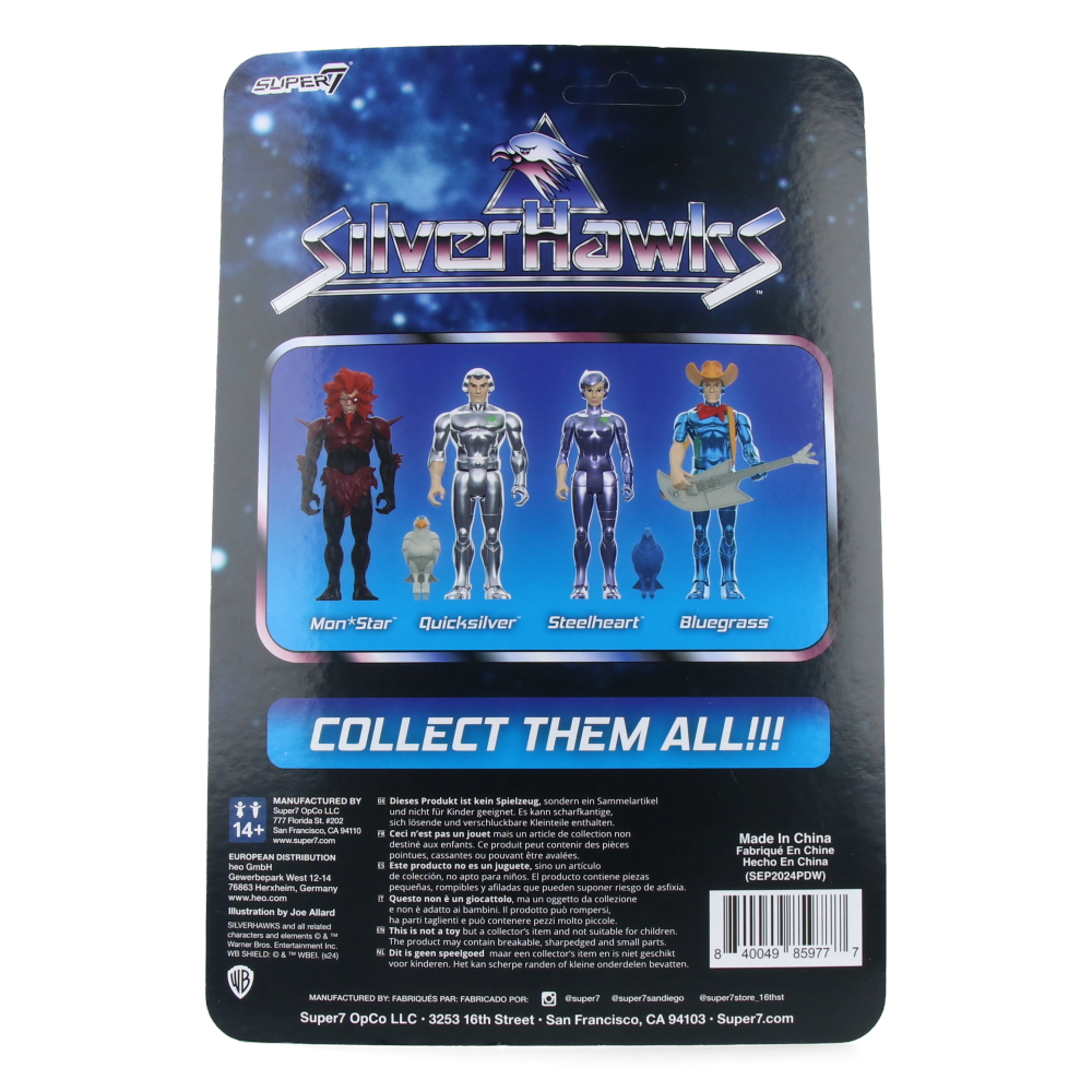 Bluegrass (Toy Version) - SilverHawks - ReAction Figures wave 01
