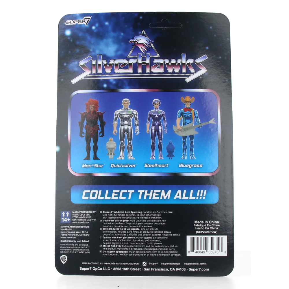 Quicksilver (Toy Version) - SilverHawks - ReAction Figures wave 01