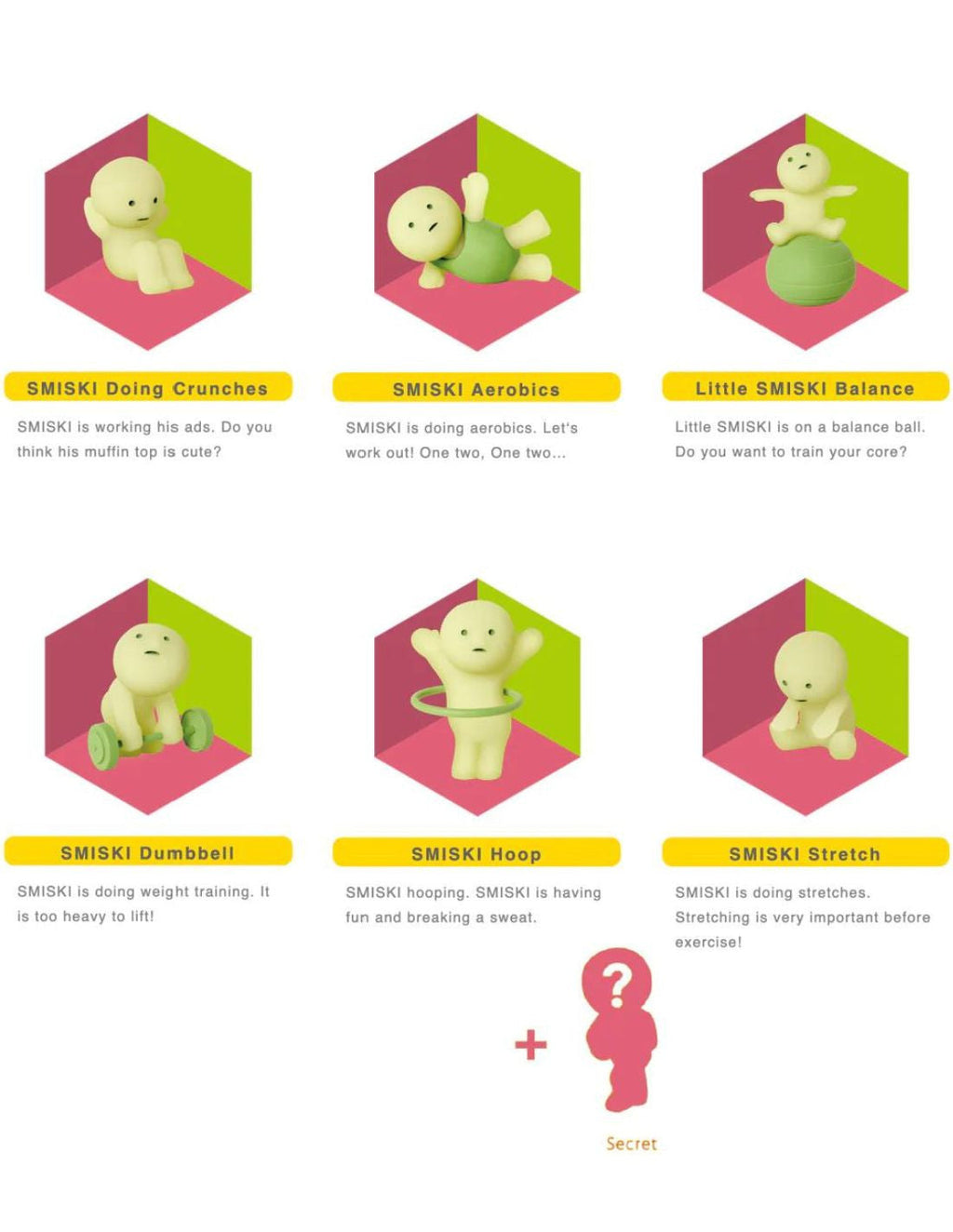 Smiski Exercising Series