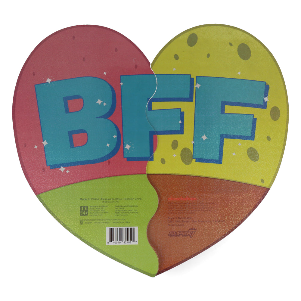 SpongeBob SquarePants SpongeBob And Patrick BFF 2-Pack (Glitter) - ReAction Figures