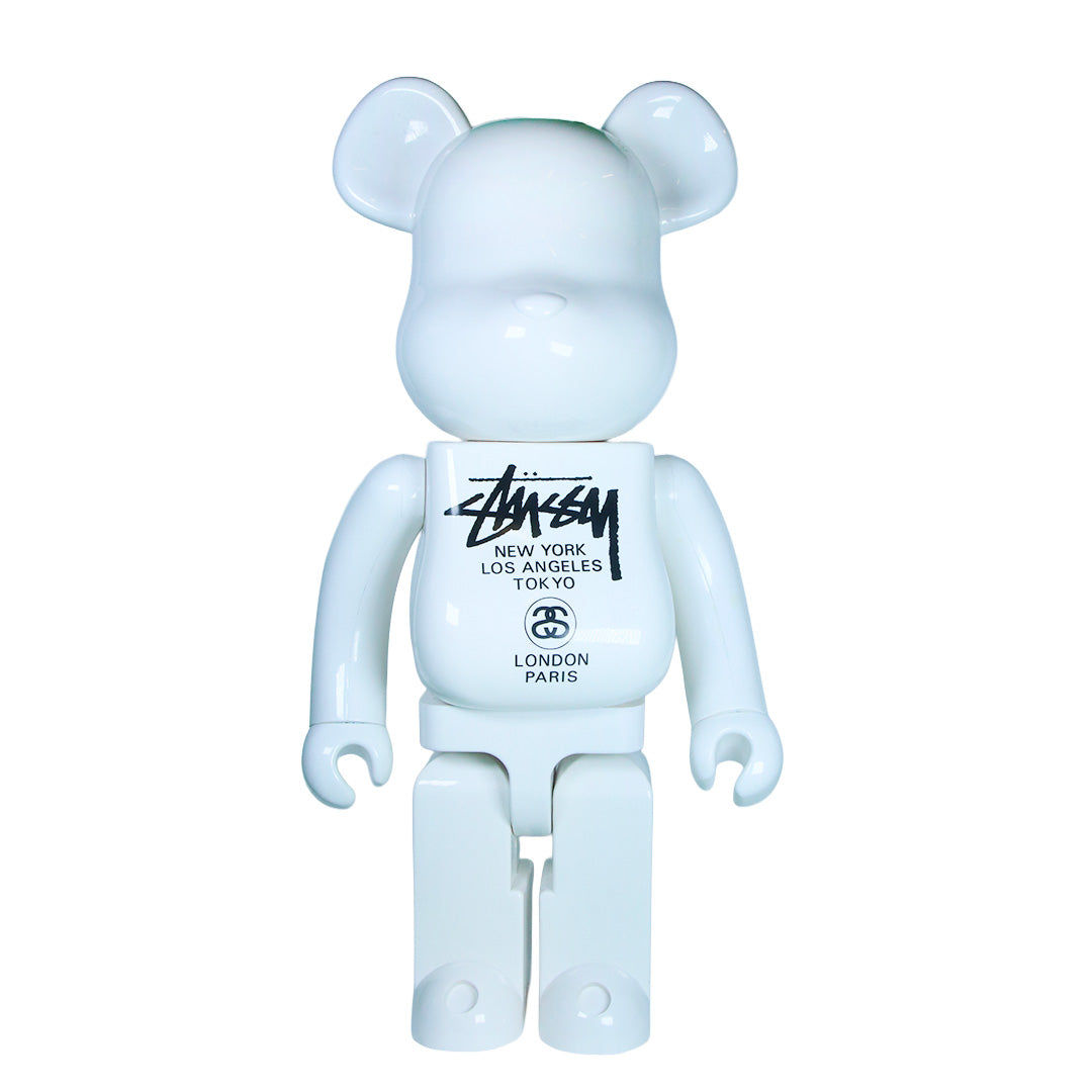 1000% Bearbrick Stussy (white)