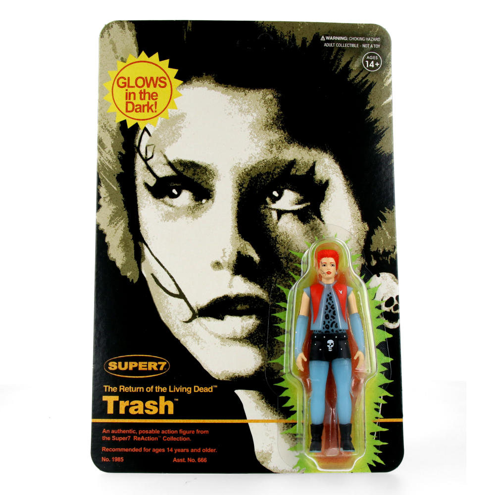 Return Of The Living Dead Reaction Figures Wave 4 - Trash (Monster Glow)