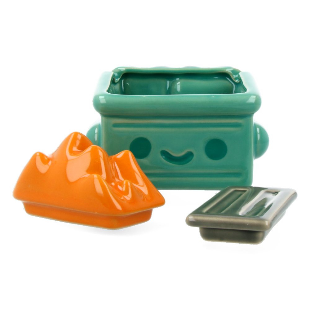Dumpster Fire - Trash Stash Ceramic Figure