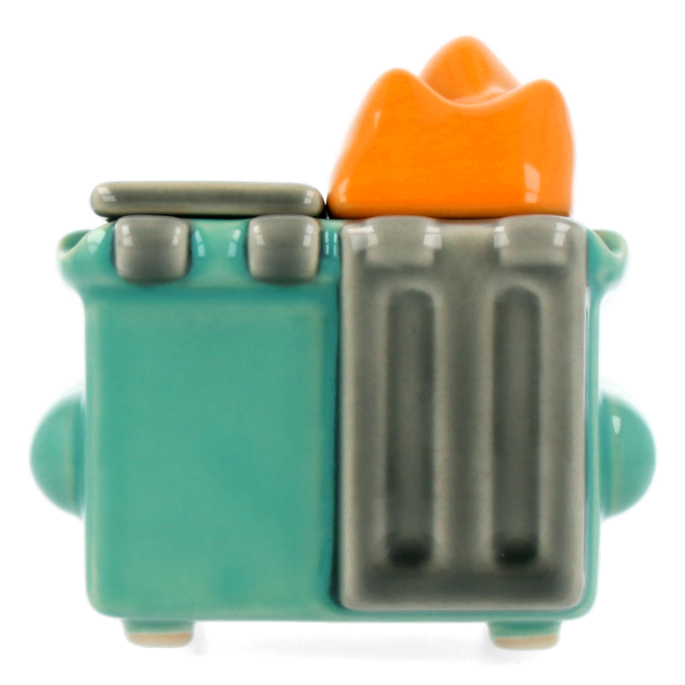 Dumpster Fire - Trash Stash Ceramic Figure