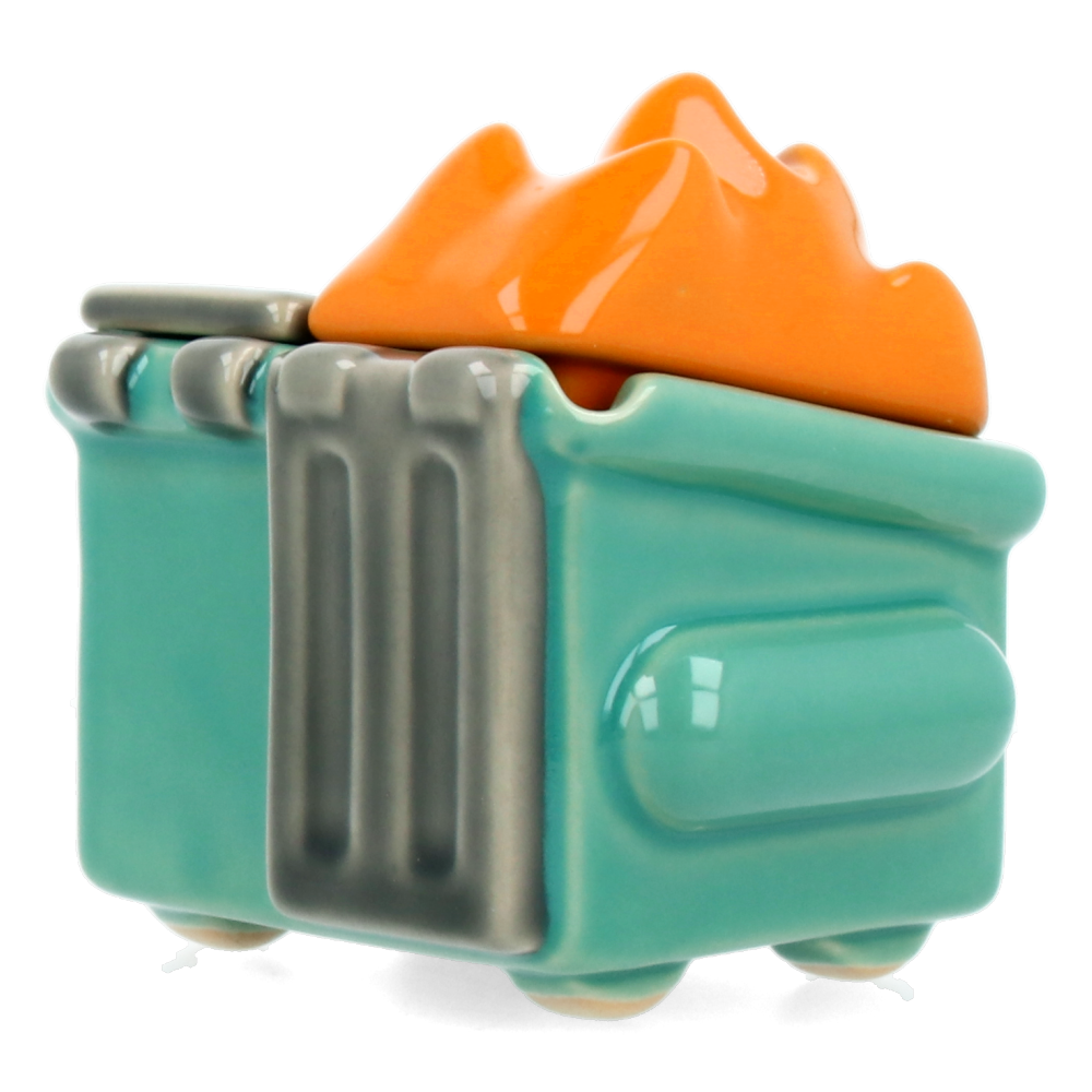 Dumpster Fire - Trash Stash Ceramic Figure