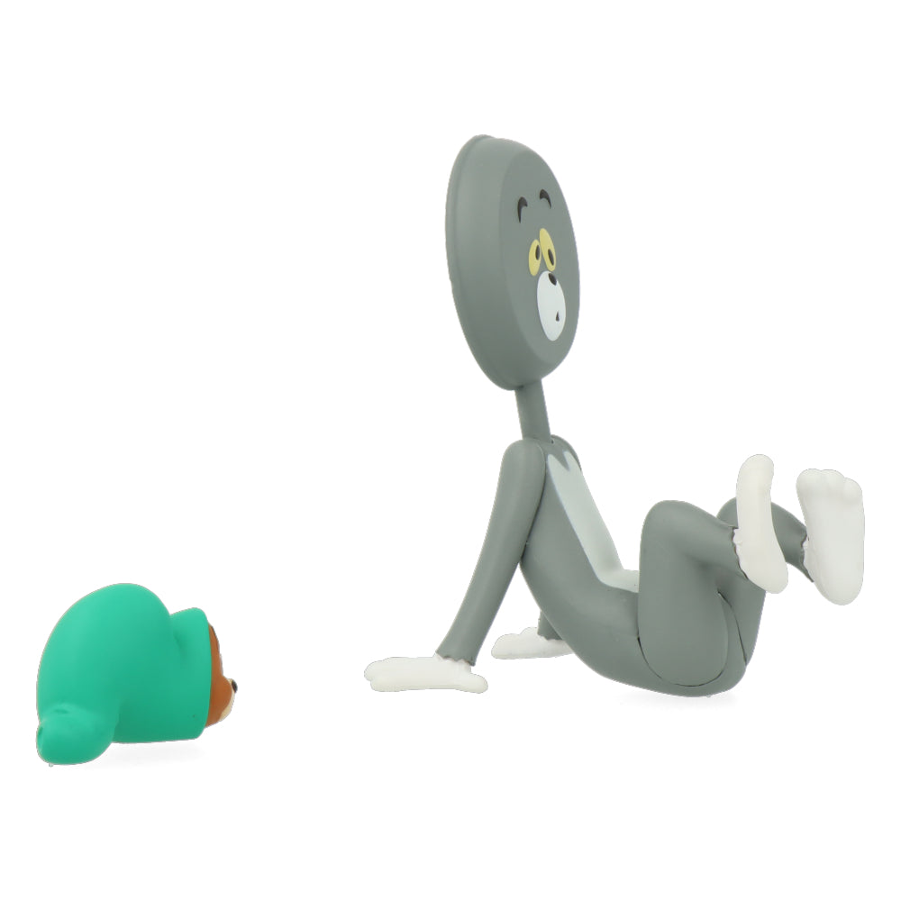Figurine UDF Tom & Jerry series 3 : Tom Head in the shape of the pan and Jerry in the Vinyl Hose