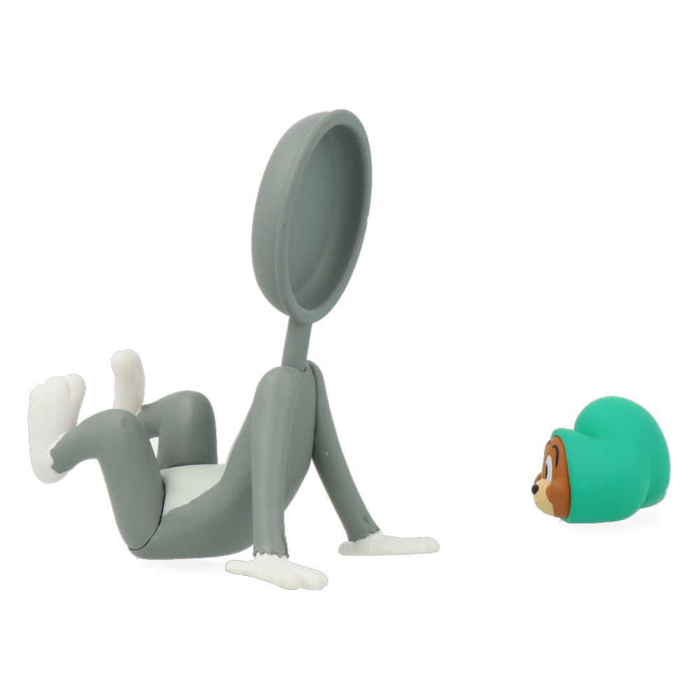 Figurine UDF Tom & Jerry series 3 : Tom Head in the shape of the pan and Jerry in the Vinyl Hose