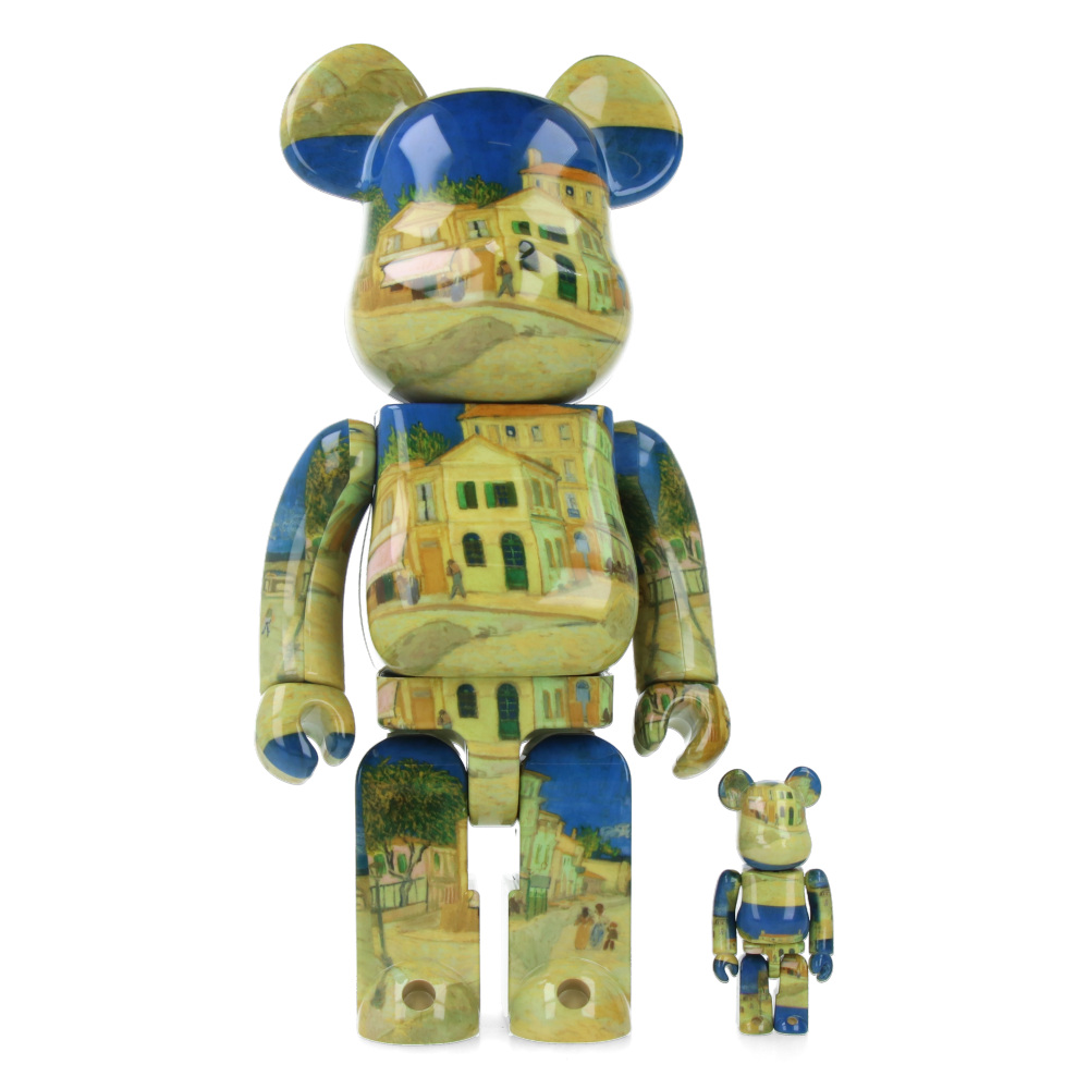 400% + 100% Bearbrick Van Gogh - The Yellow House (The Street)