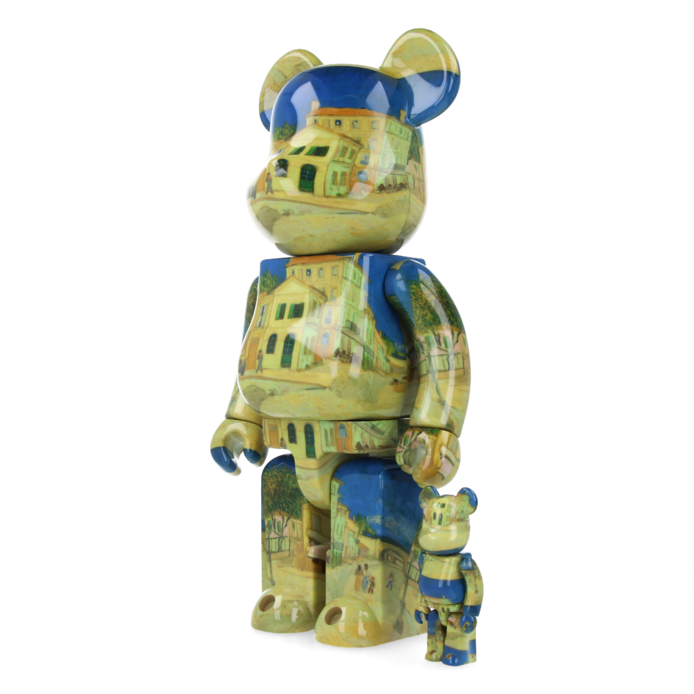 400% + 100% Bearbrick Van Gogh - The Yellow House (The Street)