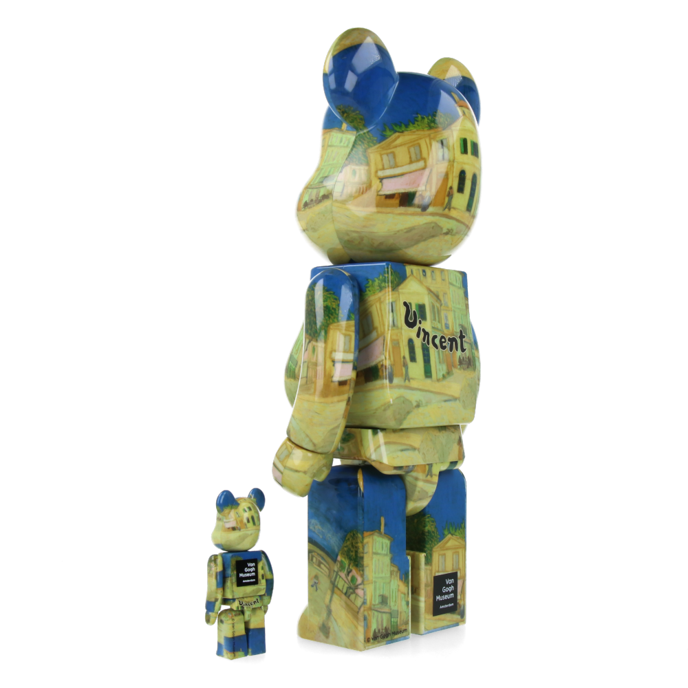 400% + 100% Bearbrick Van Gogh - The Yellow House (The Street)
