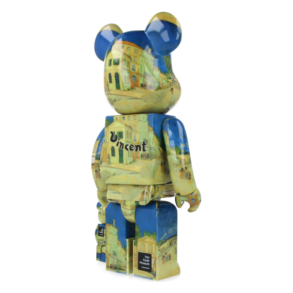 400% + 100% Bearbrick Van Gogh - The Yellow House (The Street)
