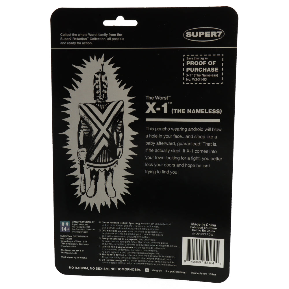 X-1 (Monster Glow) - The Worst - ReAction figures