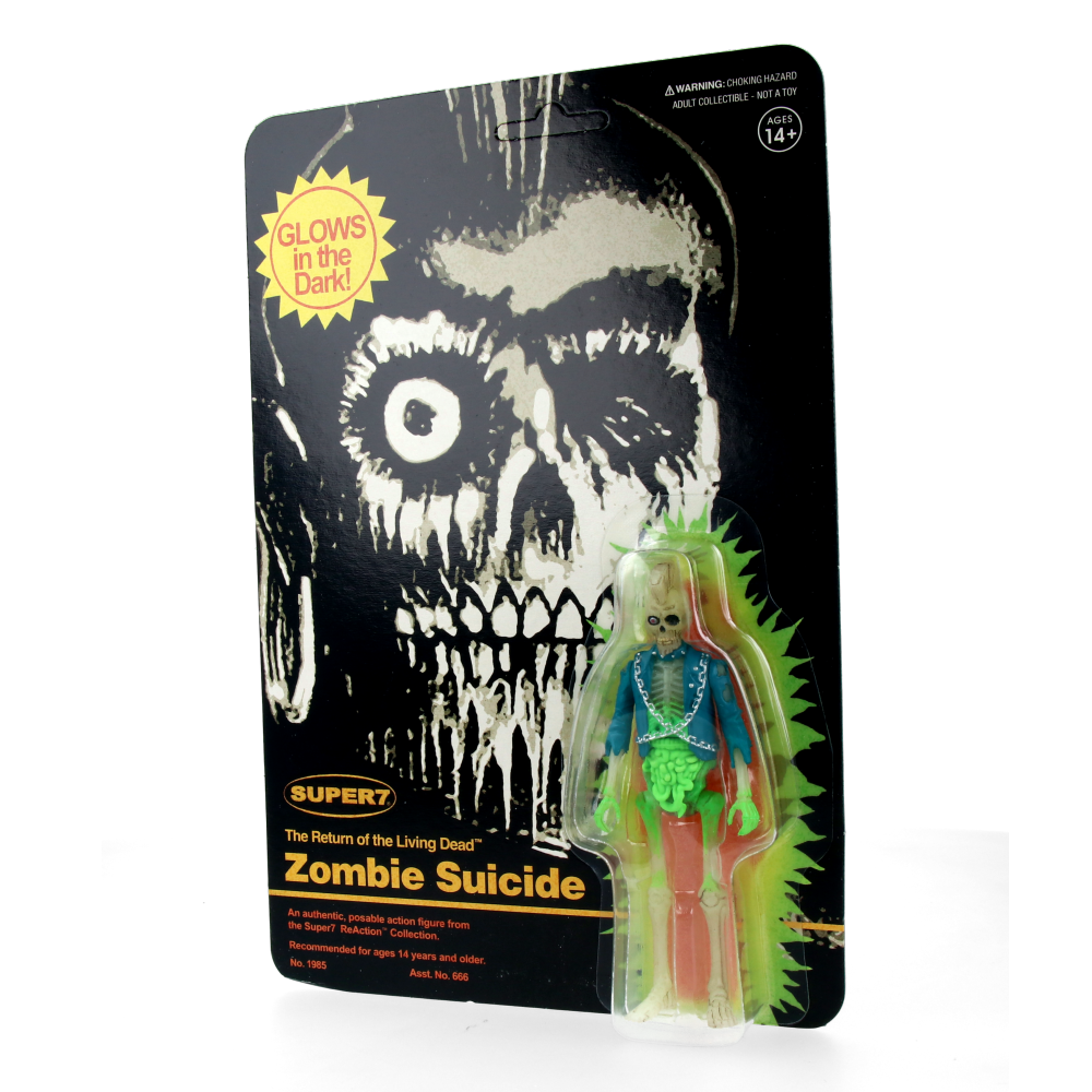 Return Of The Living Dead Reaction Figures Wave 5 - Zombie Suicide (Monster Glow)