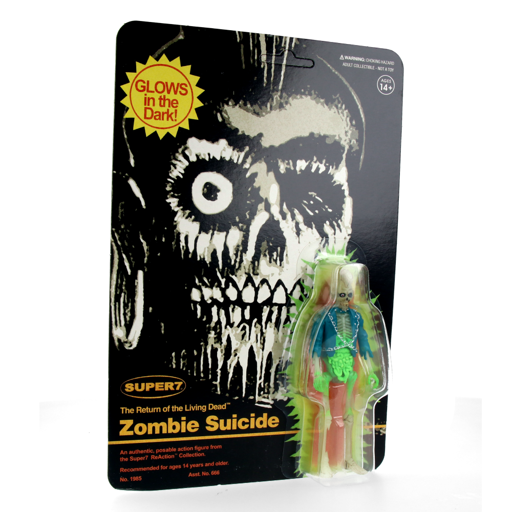 Return Of The Living Dead Reaction Figures Wave 5 - Zombie Suicide (Monster Glow)